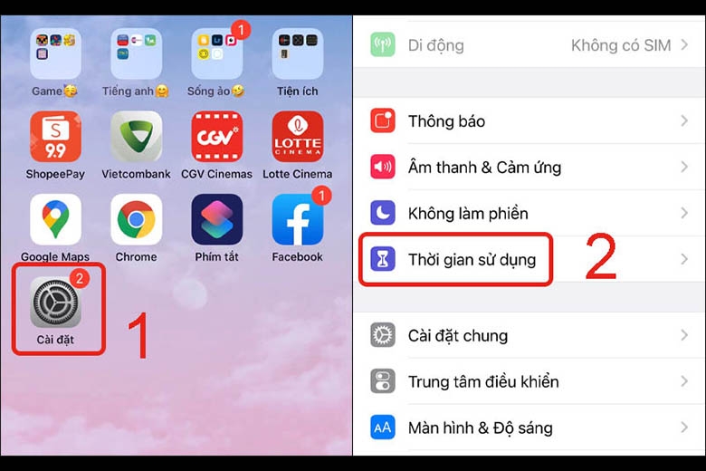 Ẩn ứng dụng trên iPhone với các ứng dụng mặc định bước 2